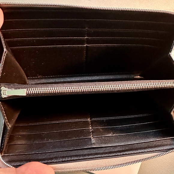 Auth Celine Silver Zippy Wallet - Picture 4 of 4